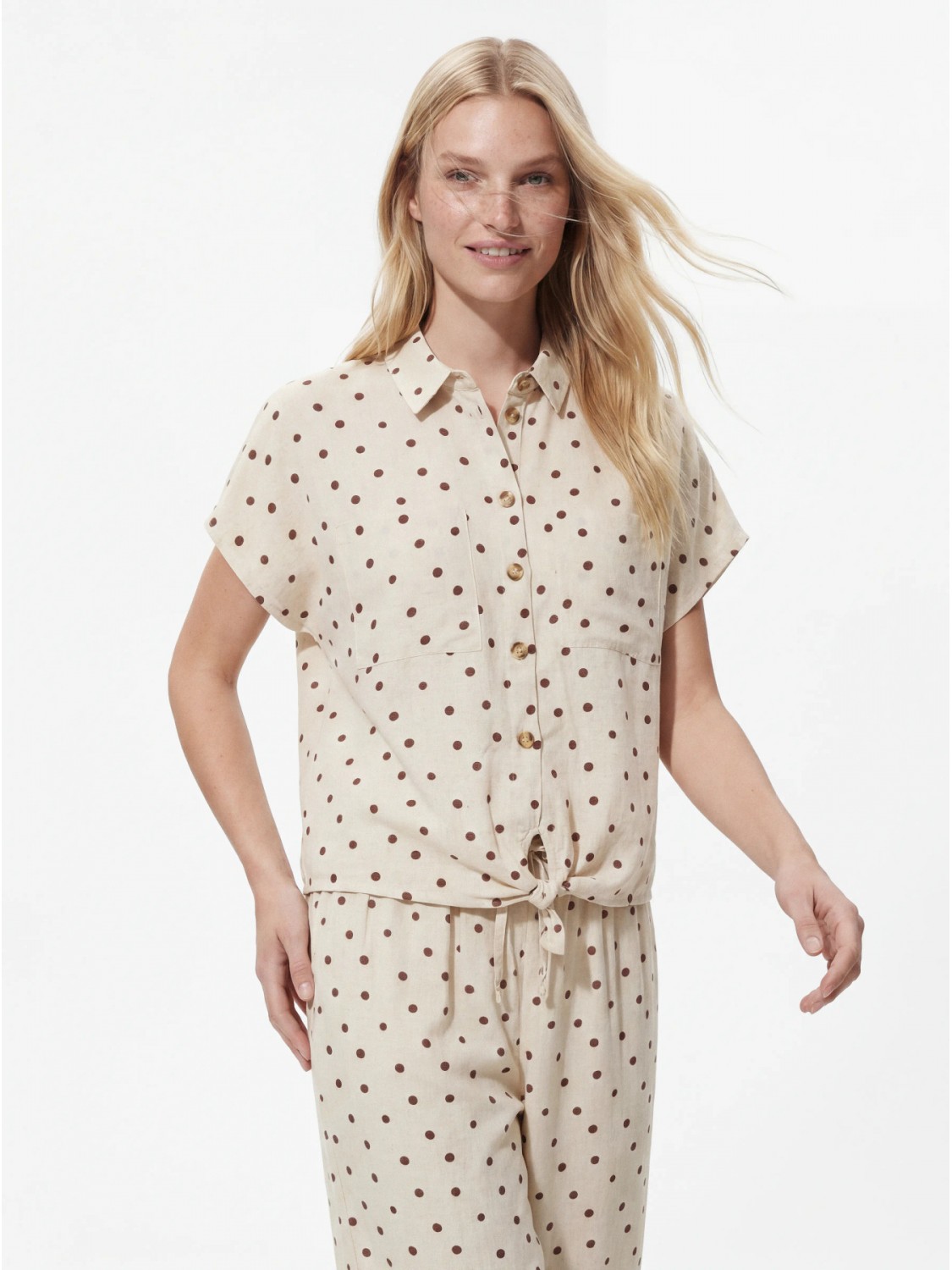 Camisa Pia lunares